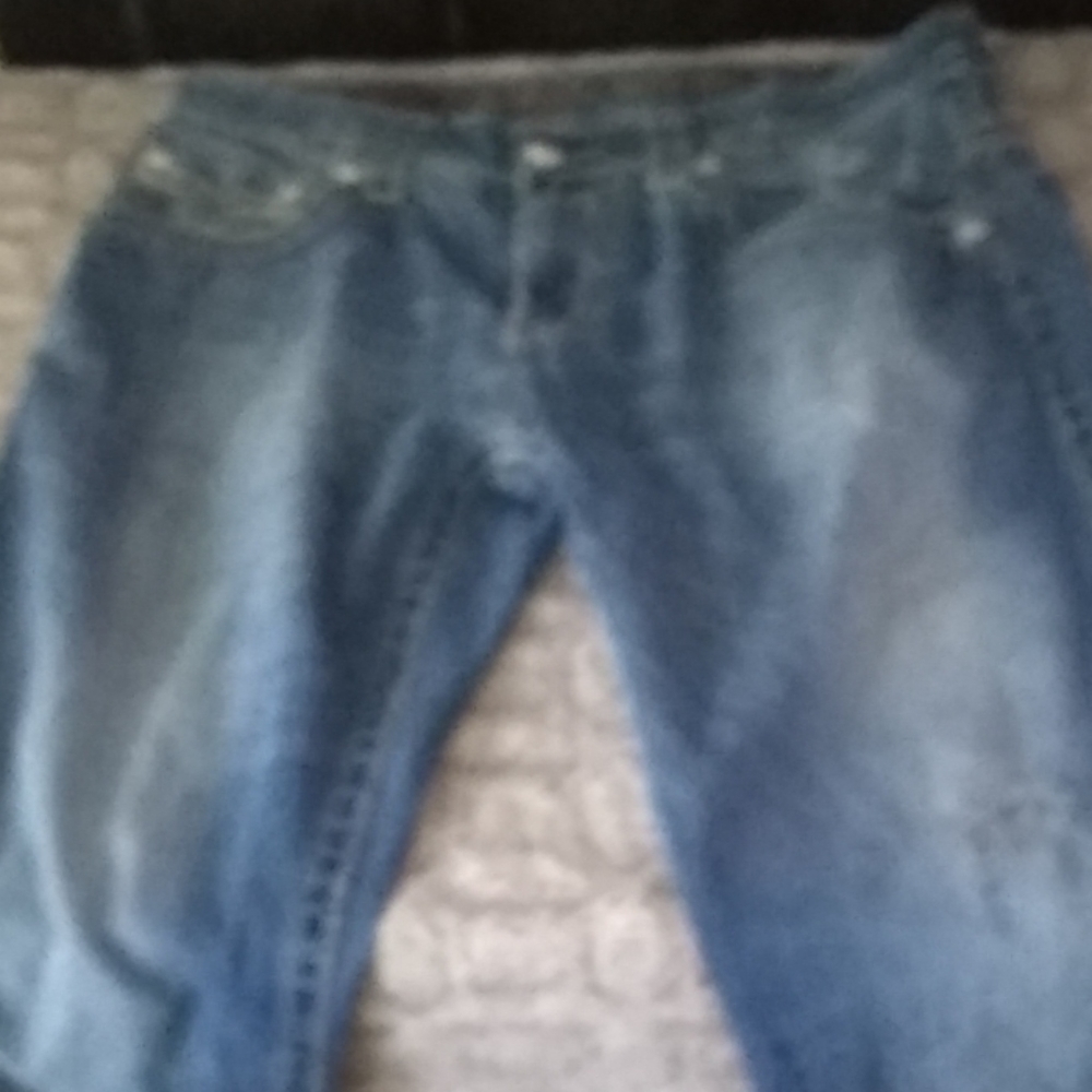 Rock revival men's jeans